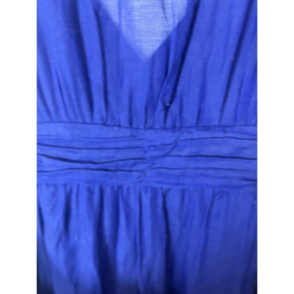 anthropologie Lithe Cotton Embroidered V Neck Dress Size 8 - Picture 10 of 10